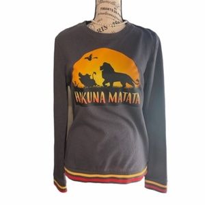 Disney Lion King Hakuna Matata Crew Neck Medium